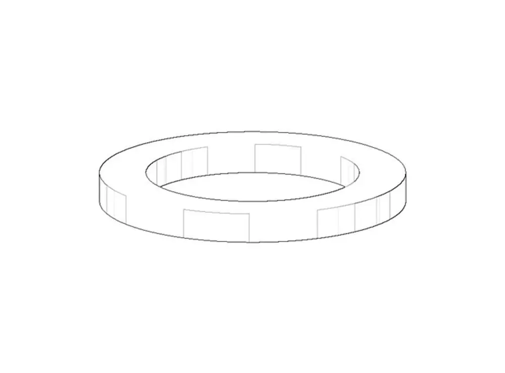 DORNBRACHT Dichtung EPDM 70 ERSATZTEILE 091405004 20,8 x 14,5 x 2,0 mm, 09140500490 Galeriebild 1
